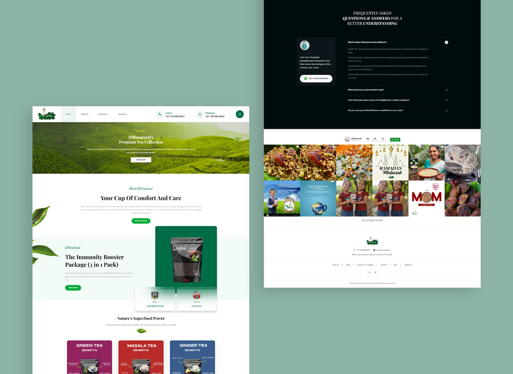 Hillsnatural Website